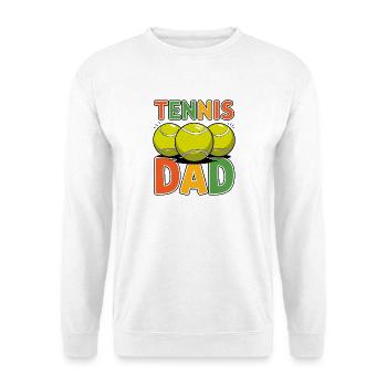Tennis père drôle balles de tennis conception pour - Sweat-shirt Unisexe - blanc - Devant