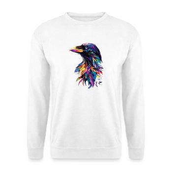Raven, Crow, Bird, Raven Crow, Jackdaw, Black Raven - Unisex Sweatshirt - white - Front