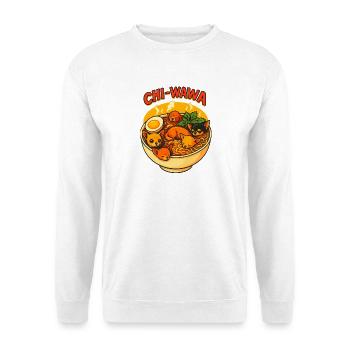 Chi-Wawa Noodle Bowl Illustration - Unisex Sweatshirt - white - Front