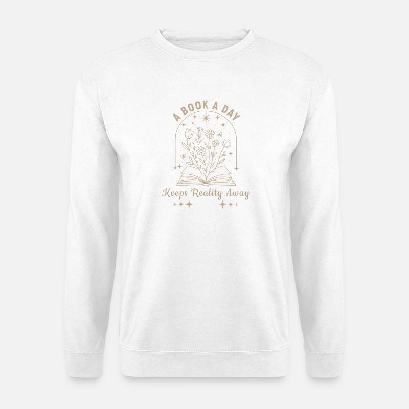 Buchblüten Magie - Unisex Pullover - Weiß