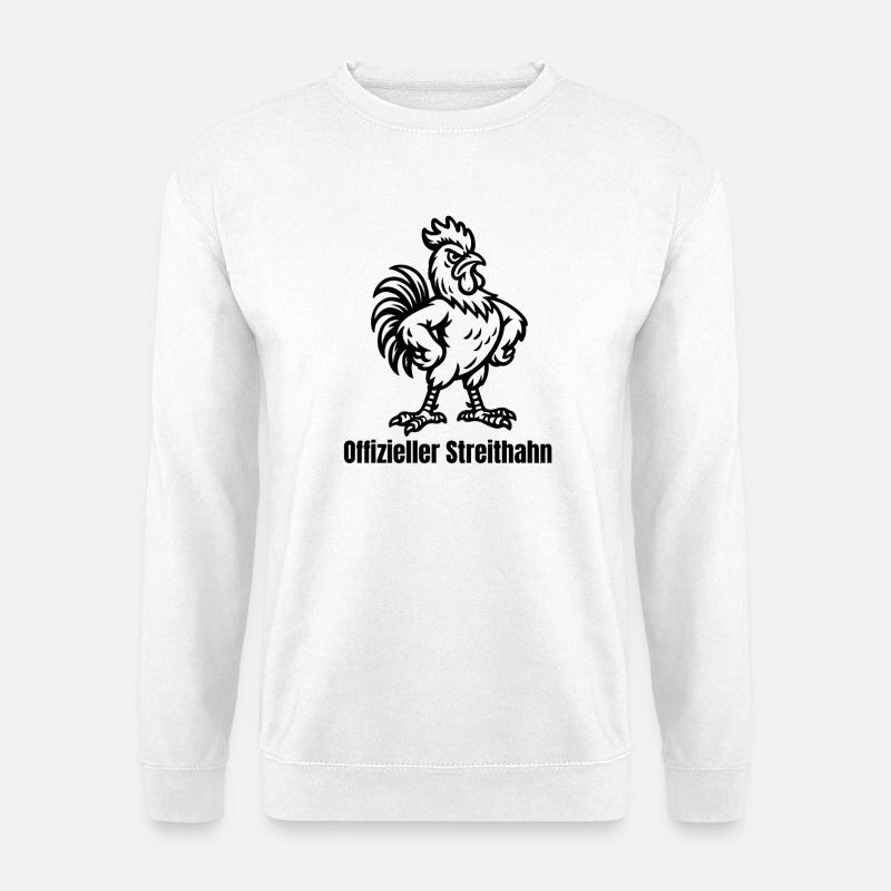 Offizieller Streithahn - Unisex Pullover - Weiß