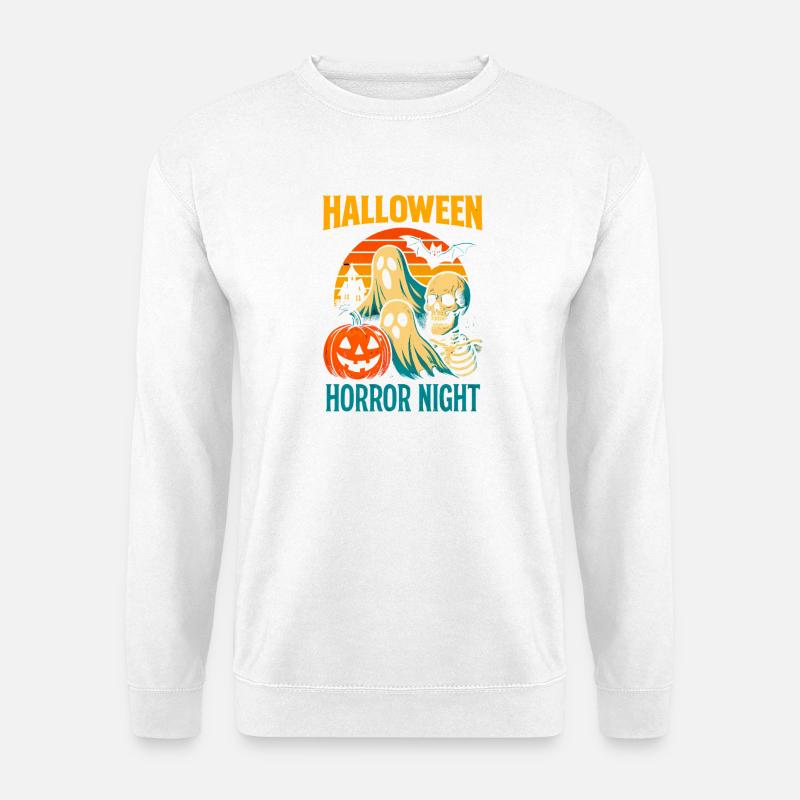 Halloween Horror Nacht - Unisex Pullover - Weiß