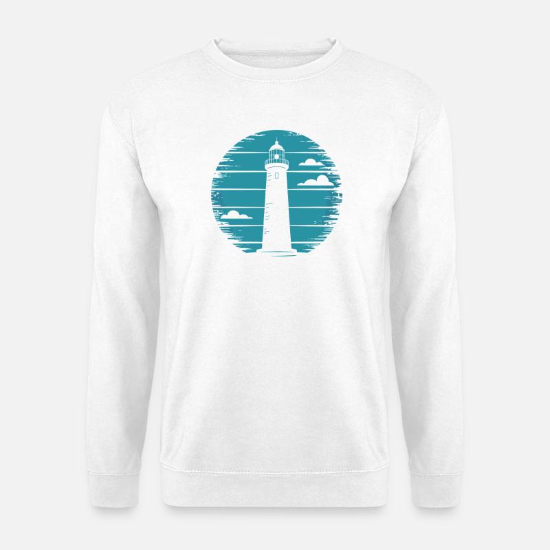 Leuchtturm - Unisex Pullover - Weiß