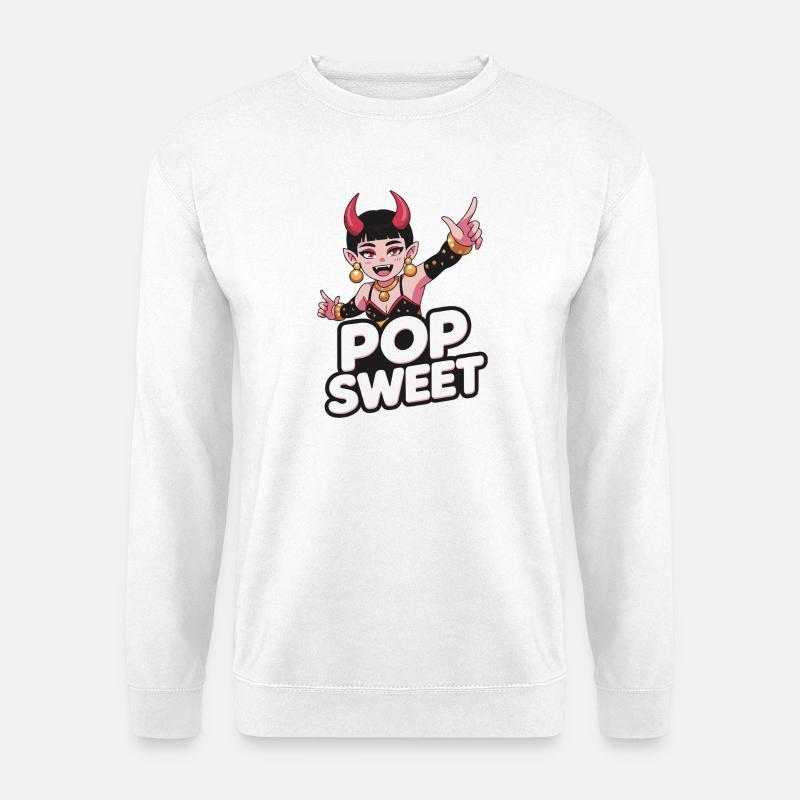 Pop Sweet Devilette - Unisex Pullover - Weiß