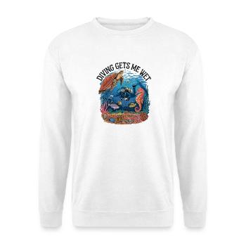 Diving Takes Me Into The Water Adventure - Unisex Sweatshirt - white - Front