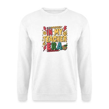 À l’époque de mon professeur - Sweat-shirt Unisexe - blanc - Devant