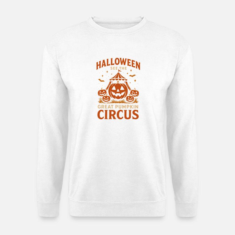 Great Pumpkin Circus Halloween - Unisex Pullover - Weiß
