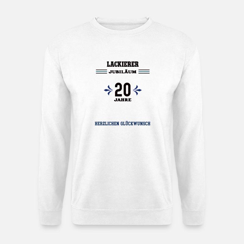 Painter 20th anniversary Twentieth anniversary - Unisex Sweatshirt - white