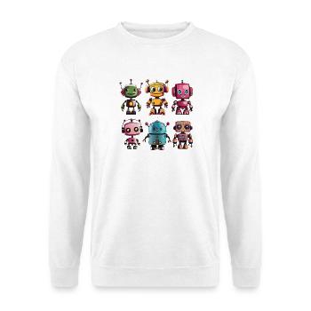 Colorful Robo Colony - Unisex Sweatshirt - white - Front