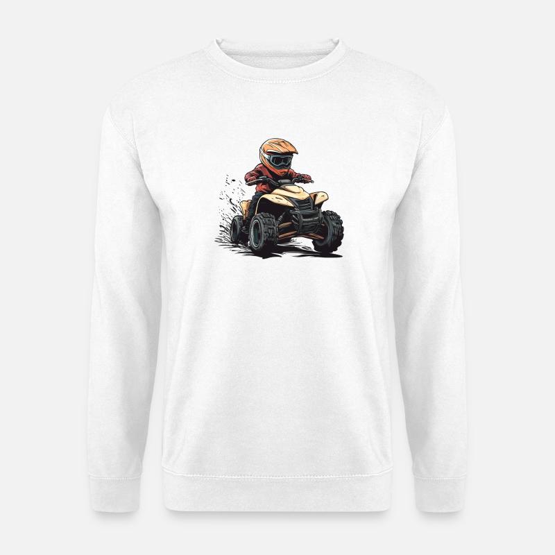 Quad Rider Offroad Action - Unisex Pullover - Weiß