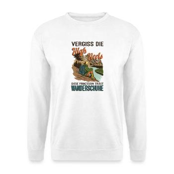 Wandern Sprüche Wanderer Wanderoutfits - Unisex Pullover - Weiß - Vorne