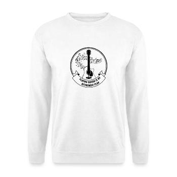 Guitar Retirement Humor Quote - Unisex Sweatshirt - white - Front