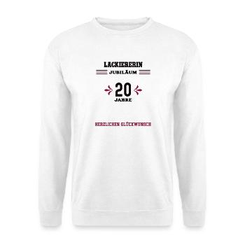 Painter 20th anniversary 20th anniversary paint shop - Unisex Sweatshirt - white - Front
