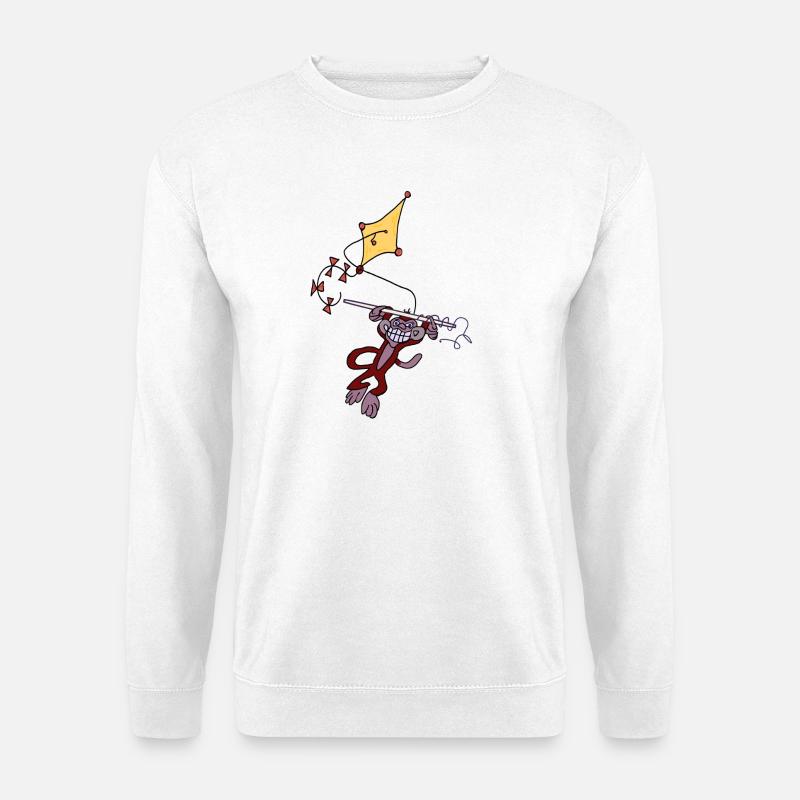 Abenteuer Affe - Unisex Pullover - Weiß