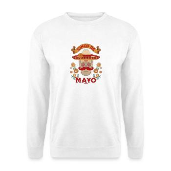 Cinco de Mayo Zuckerschädel Fiesta - Unisex Pullover - Weiß - Vorne