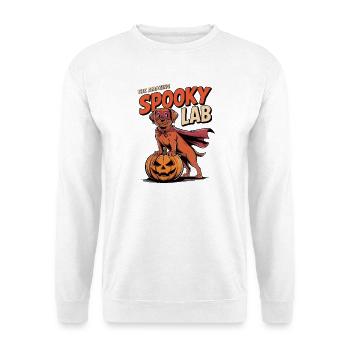 Spuk Foxred  Lab Halloween Hund - Unisex Pullover - Weiß - Vorne