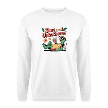 Tortue Humour - Sweat-shirt Unisexe - blanc - Devant
