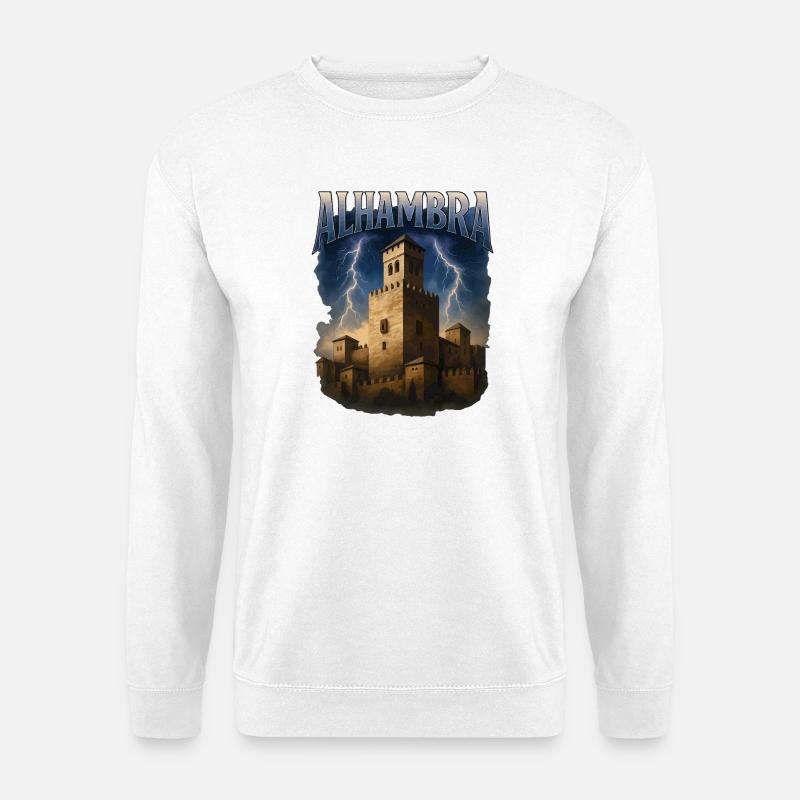 Alhambra - Unisex Pullover - Weiß