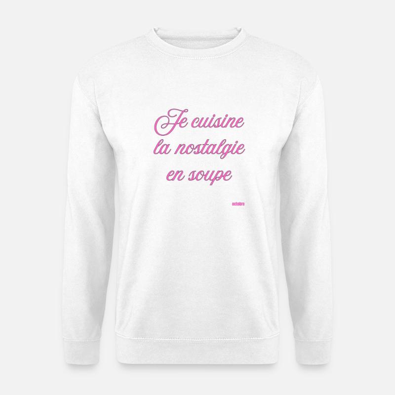 Nostalgie-Suppenkochen - Unisex Pullover - Weiß