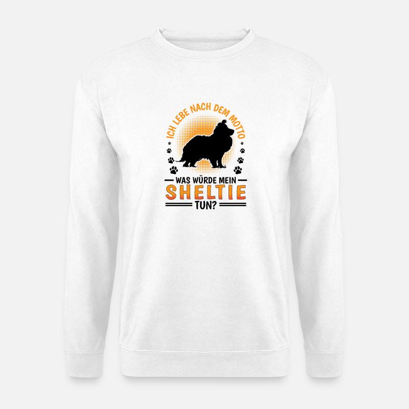 What Would Sheltie Do Shetland Sheepdog - Unisex Sweatshirt - white
