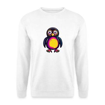 Pingouin Halloween Zombie - Sweat-shirt Unisexe - blanc - Devant