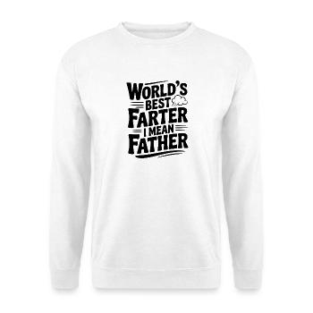 Der beste Farker der Welt, ich meine Vater - Unisex Pullover - Weiß - Vorne