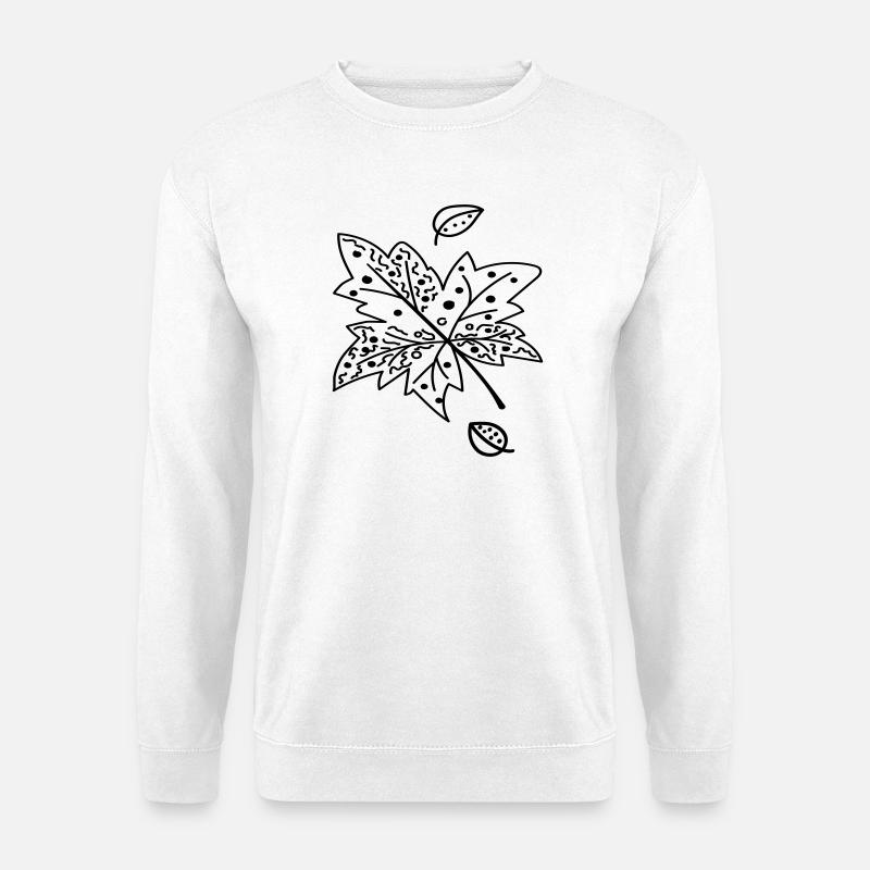 Autumn Leaf - Unisex Sweatshirt - white