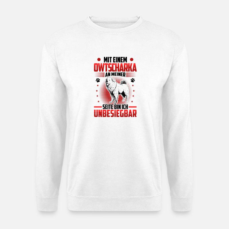 Kaukasischer Owtscharka unschlagbar - Unisex Pullover - Weiß