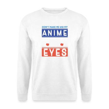Anime Manga Otaku Kawaii Japon Cosplay Bande dessinée - Sweat-shirt Unisexe - blanc - Devant