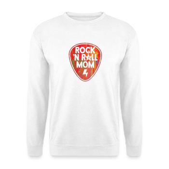 Rock 'n Roll Mom Music Guitar Rock Band - Unisex Pullover - Weiß - Vorne