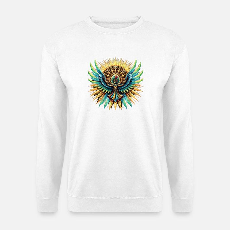 Azteken - Unisex Pullover - Weiß