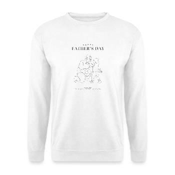 fathers day - Unisex Pullover - Weiß - Vorne