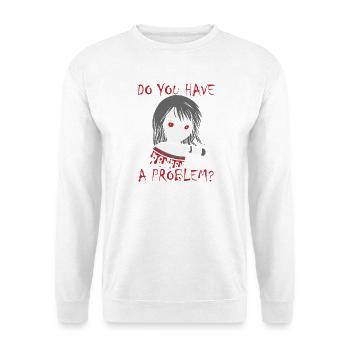 Anime Manga Otaku Kawaii Blood Knife Halloween - Unisex Sweatshirt - white - Front