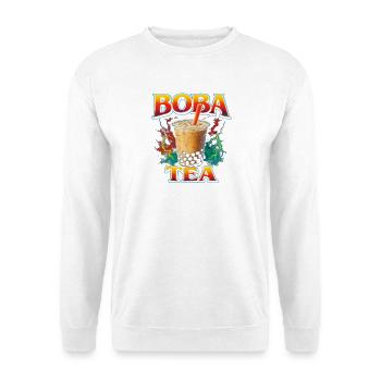Boba-Tee Lieblingsessen Lustig Seltsam 90er Boba-T - Unisex Pullover - Weiß - Vorne