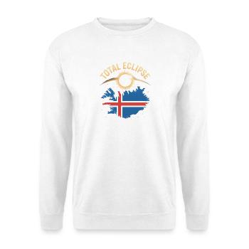 Total Solar Eclipse Iceland 2026 - Unisex Sweatshirt - white - Front