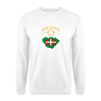 Total Solar Eclipse Bilbao 2026 - Unisex Sweatshirt - white - Front