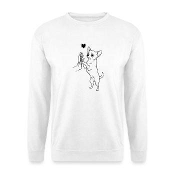 Chihuahua Love Hundebesitzer - Unisex Pullover - Weiß - Vorne