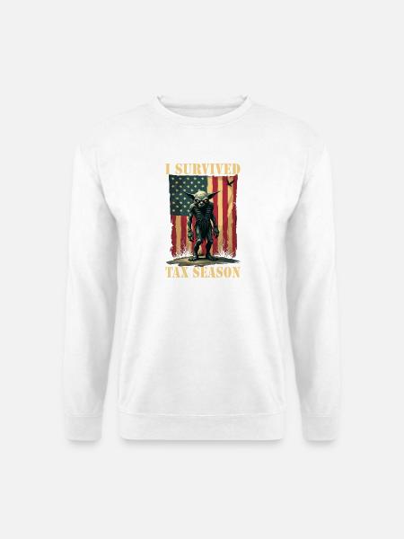 Tax Season Überleben Gremlin - Unisex Pullover - Weiß