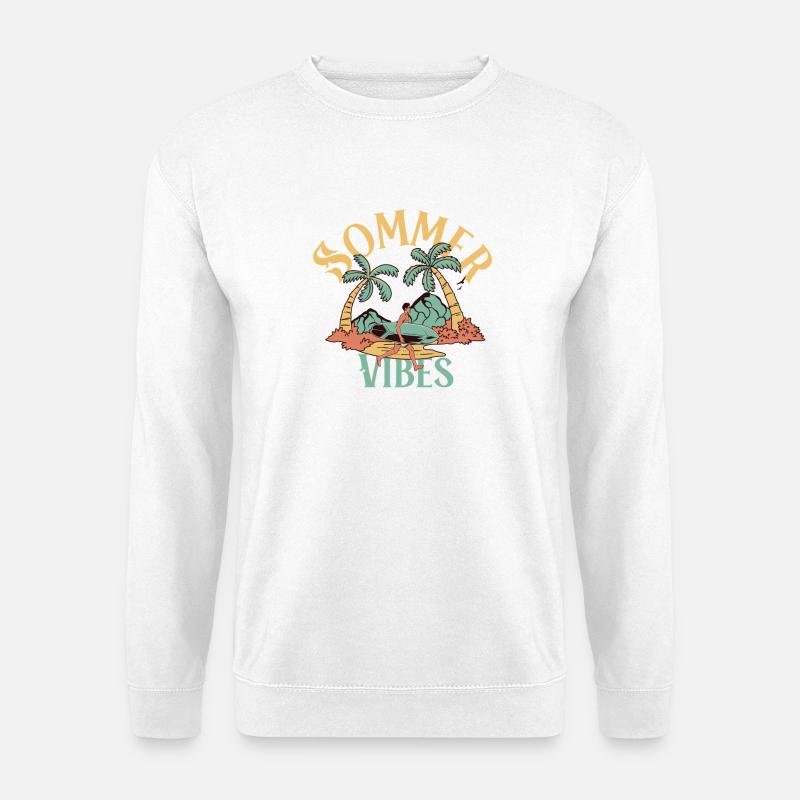 Summer Vibes - Unisex Pullover - Weiß