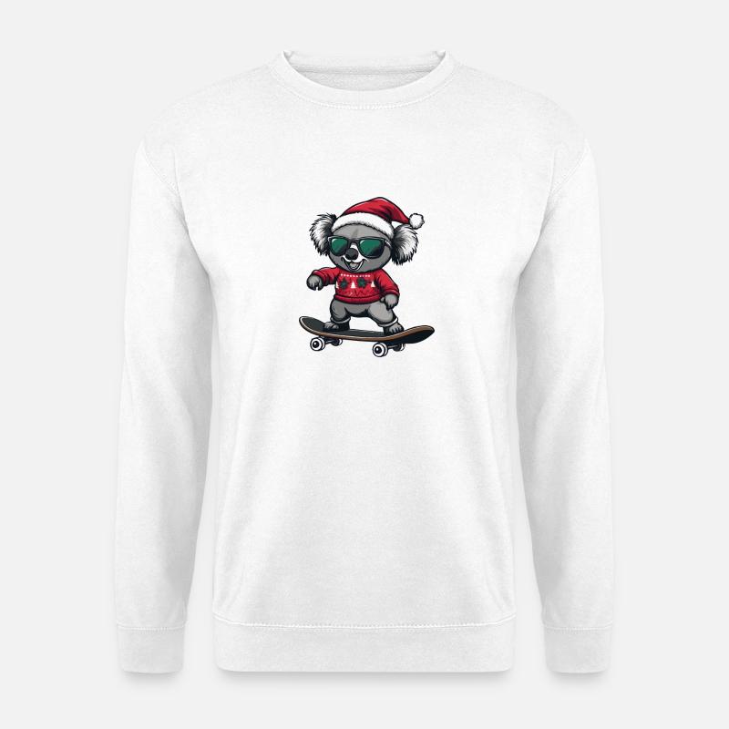 Koala Weihnachten Lustig - Unisex Pullover - Weiß