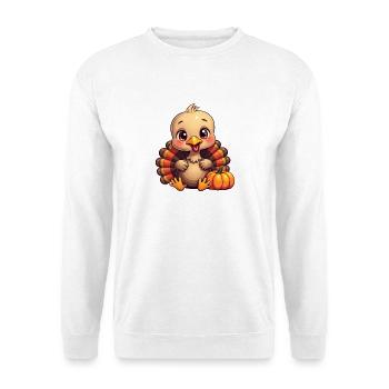 Thanksgiving Truthahn Baby - Unisex Pullover - Weiß - Vorne
