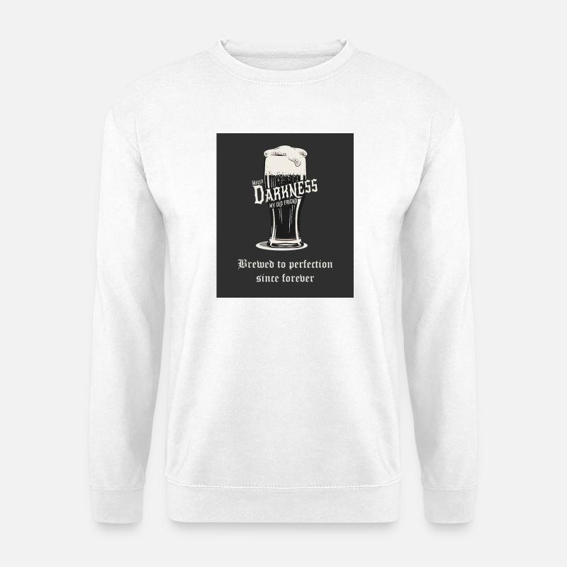 Hello Darkness – Brewed to Perfection - Unisex Pullover - Weiß