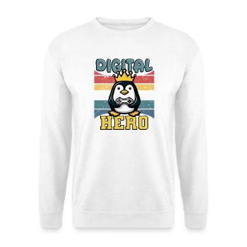 Digital Hero - King of Gamblers - Unisex Sweatshirt - white - Front
