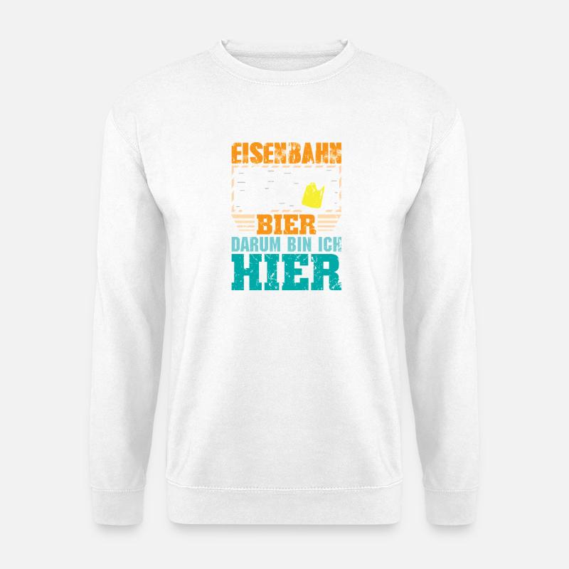 Model Railway Model Railway - Unisex Sweatshirt - white