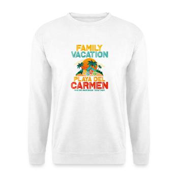 Family Vacation 2026 Playa del Carmen - Unisex Pullover - Weiß - Vorne