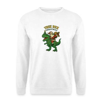 Noël – Tree Rex Weihnachten - Unisex Pullover - Weiß - Vorne