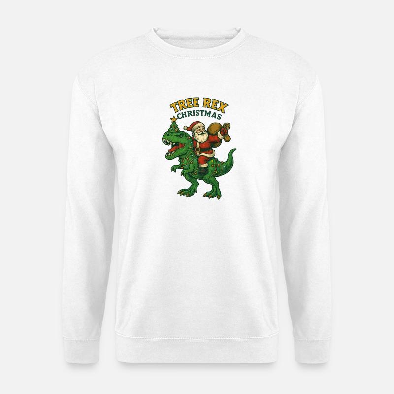 Noël - Tree Rex Christmas - Unisex Sweatshirt - white