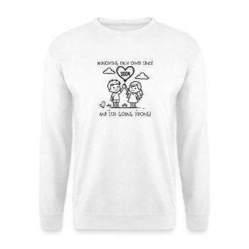 Jahrestag der gegenseitigen Belästigung seit 2004 - Unisex Pullover - Weiß - Vorne