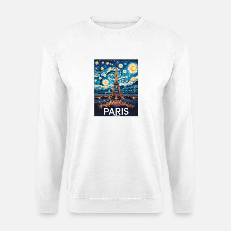 Paris - Unisex Pullover - Weiß