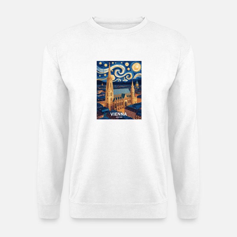 Wien - Unisex Pullover - Weiß